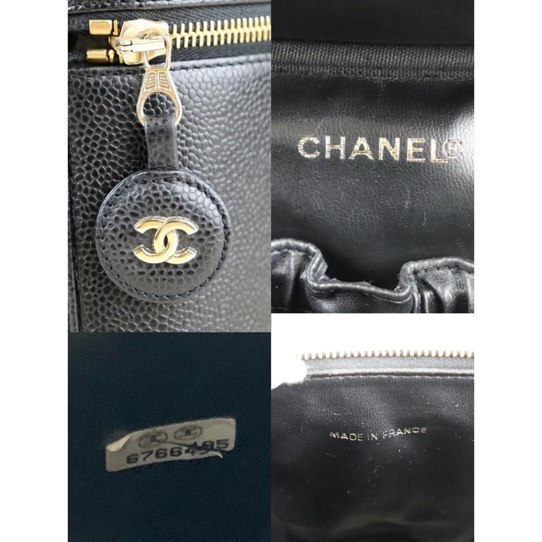 Rank AB | CHANEL Caviar Skin Vanity Handbag |22103101