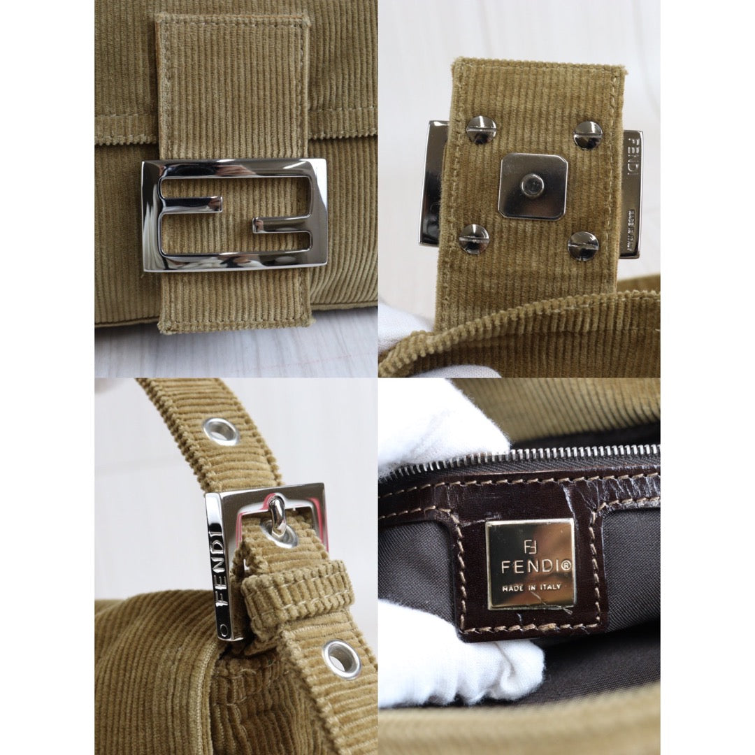 Rank A | FENDI Baguette Shoulder Bag |23032805