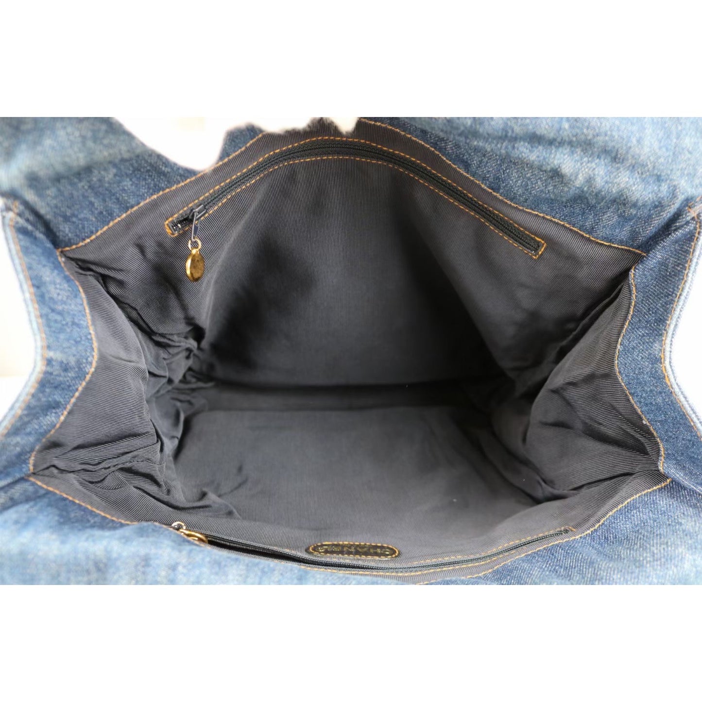 Rank A | CHANEL Denim Handbag | 061719