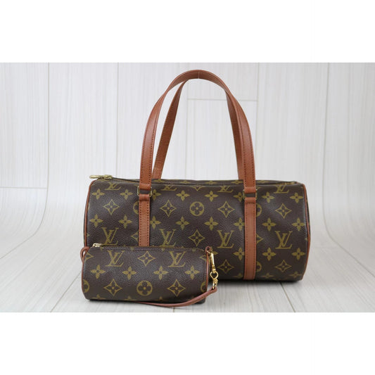 Rank A | LV Monogram Papillon 30 Handbag |102102