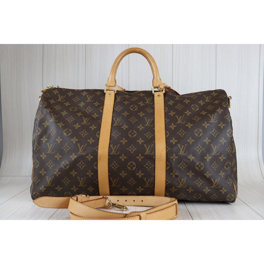 Rank AB | LV Monogram Keypol Bandrière 50 |22122606
