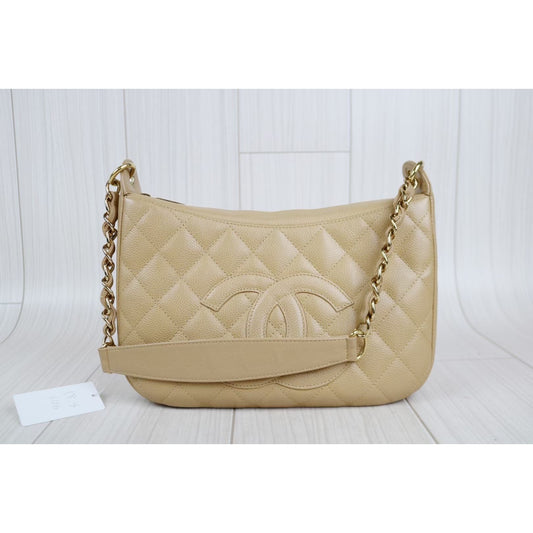 Rank A |CHANEL Caviar Skin Shoulder Bag| 022309