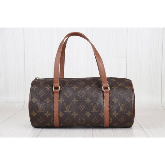 Rank A | LV Monogram Papillon 30 Handbag |22121309