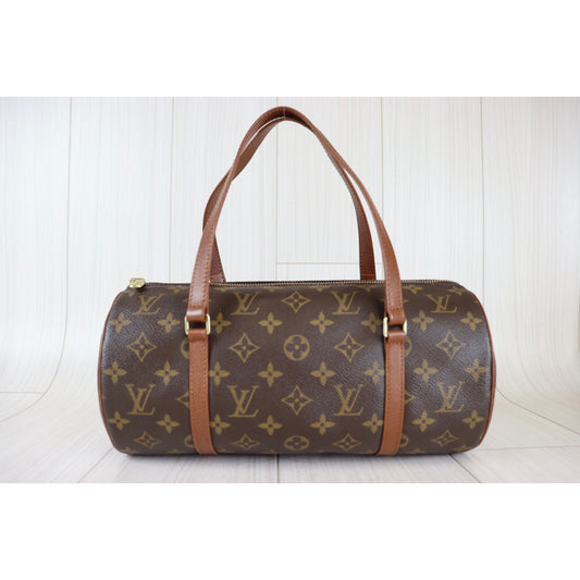 Rank A | LV Monogram Papillon 30 Handbag |083004