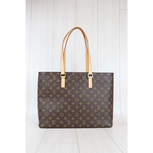 Rank A | LV Monogram Luco Tote Bag|080909