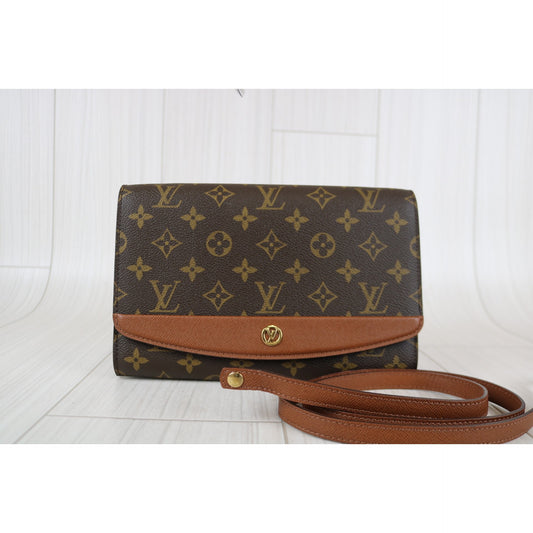 Rank A| LV Monogram Bordeaux MM Shoulder Bag |061703