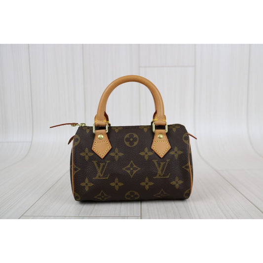 Rank A | LV Monogram Mini Speedy Handbag | 022307