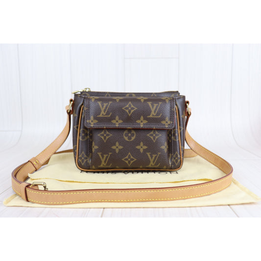 Rank AB | LV Monogram Viva cite PM Shoulder Bag |082502