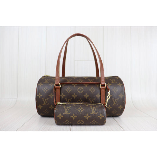 Rank A | LV Monogram Papillon 30 Handbag |082501