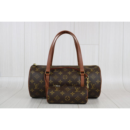 W-Rank A | LV Monogram Papillon 30 Handbag |061802