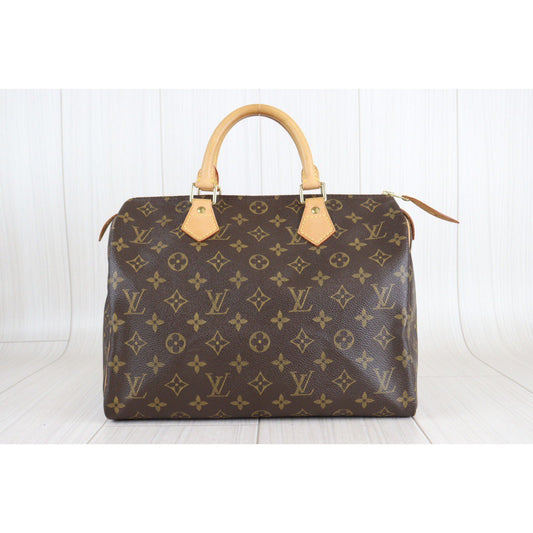 Rank AB| LV Monogram Speedy 30 HandBag|23020710