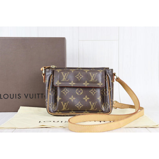 Rank AB| LV Monogram Viva cite PM Shoulder Bag |071504