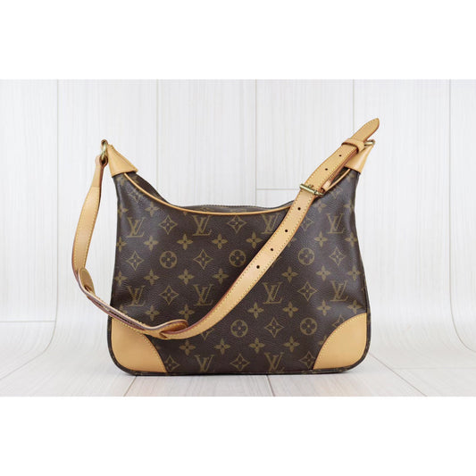 Rank A|LV Monogram Boulogne 30 Shoulder Bag |072203