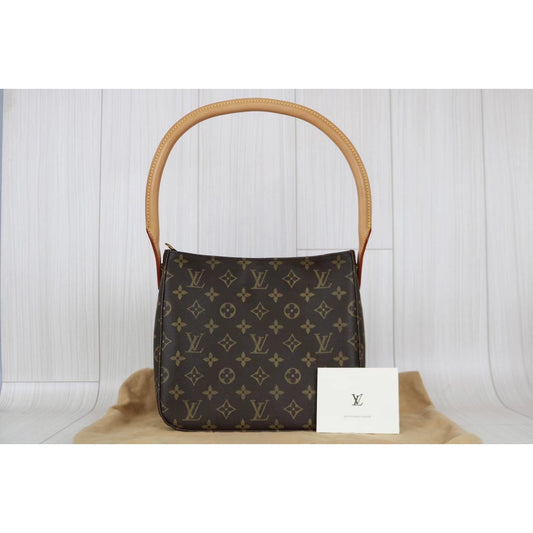 Rank A | LV Monogram Looping MM Shoulder Bag |051608