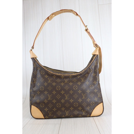 Rank A|LV Monogram Boulogne 35 Shoulder Bag |23020204