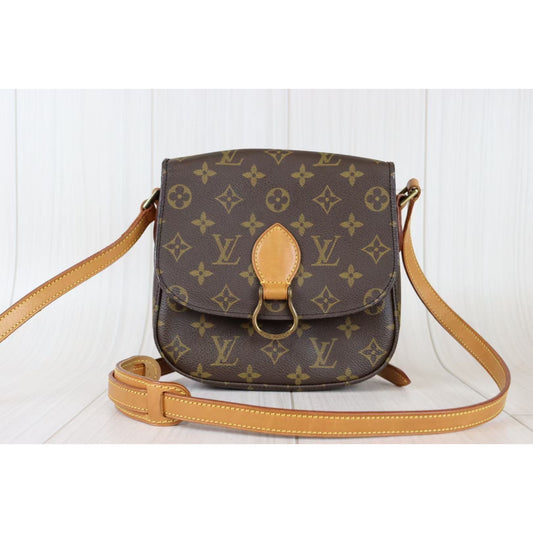 Rank AB | LV Monogram Saint Cloud MM Shoulder Bag |083005