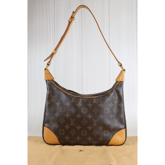 Rank AB|LV Monogram Boulogne 30 Shoulder Bag |22122202