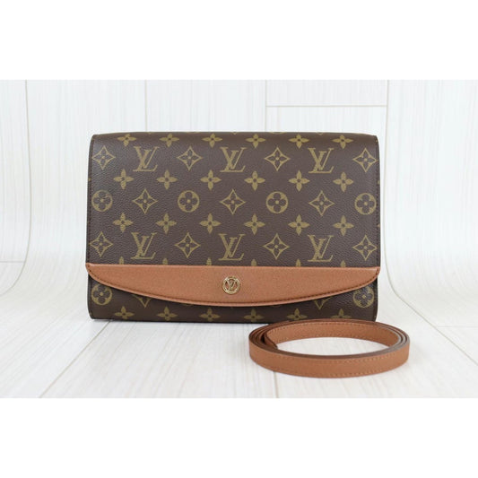 Rank A | LV Monogram Bordeaux GM Shoulder Bag |22110805