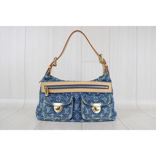 Rank SA | LV Monogram Denim Shoulder Bag |062007