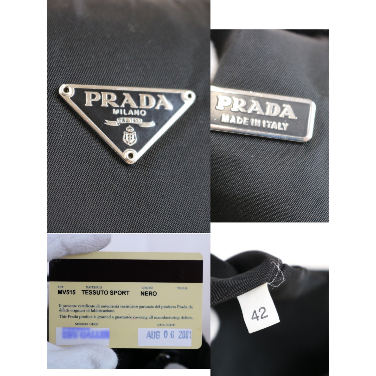 Rank A | PRADA HOBO HandBag |051020