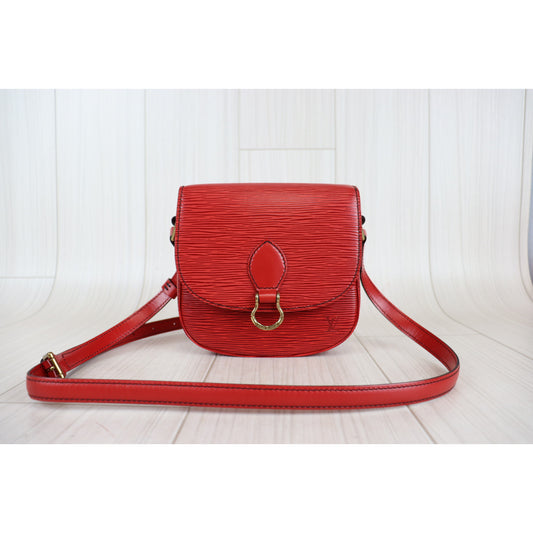 Rank A | LV Epi Saint Cloud PM Shoulder Bag |082305