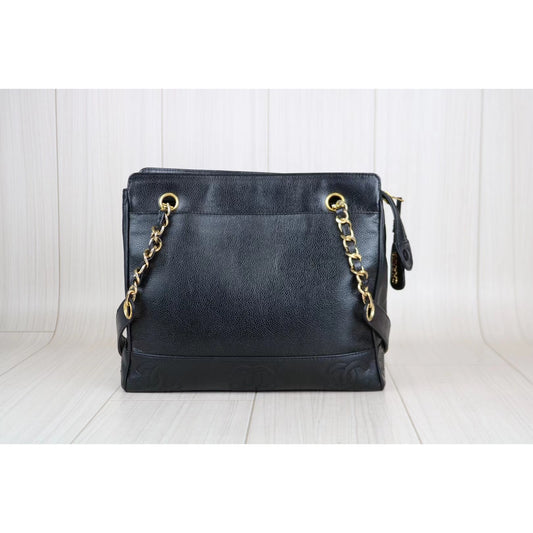 Rank A |CHANEL Caviar Skin Shoulder Bag|030201