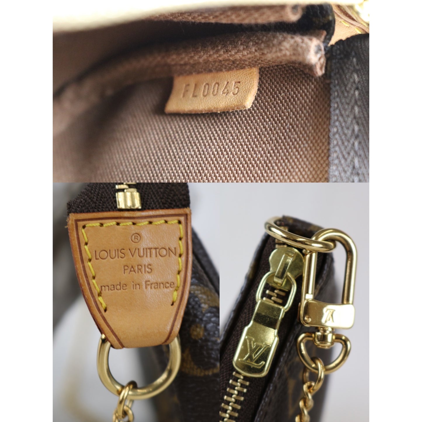 Rank A | LV Monogram Mini Pochette Accessoir |030808