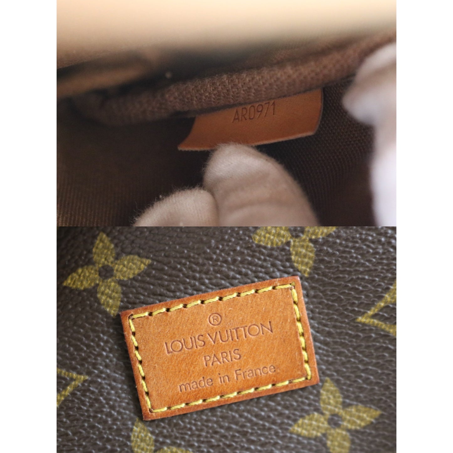 Rank AB | LV Monogram Saumur MM Shoulder Bag|032305