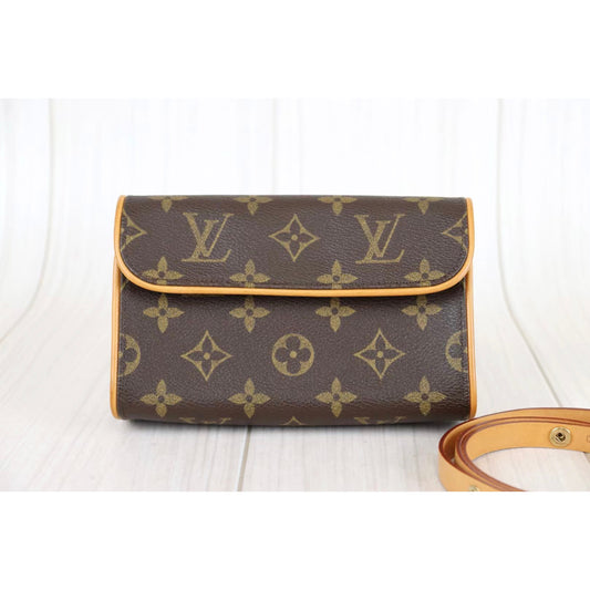 Rank A | LV Monogram Pochette Florentine Waist Bag XS|082201