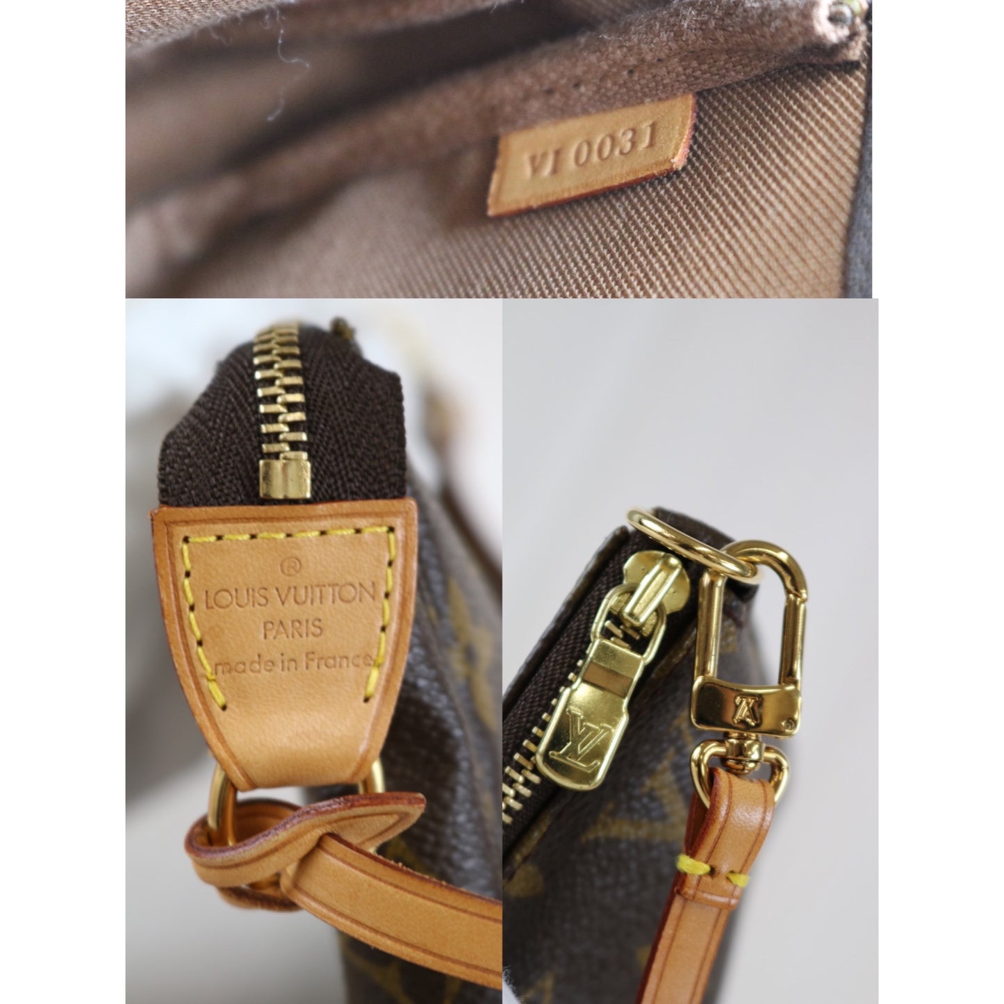 Rank A | LV Monogram Pochette Accessoires |061808