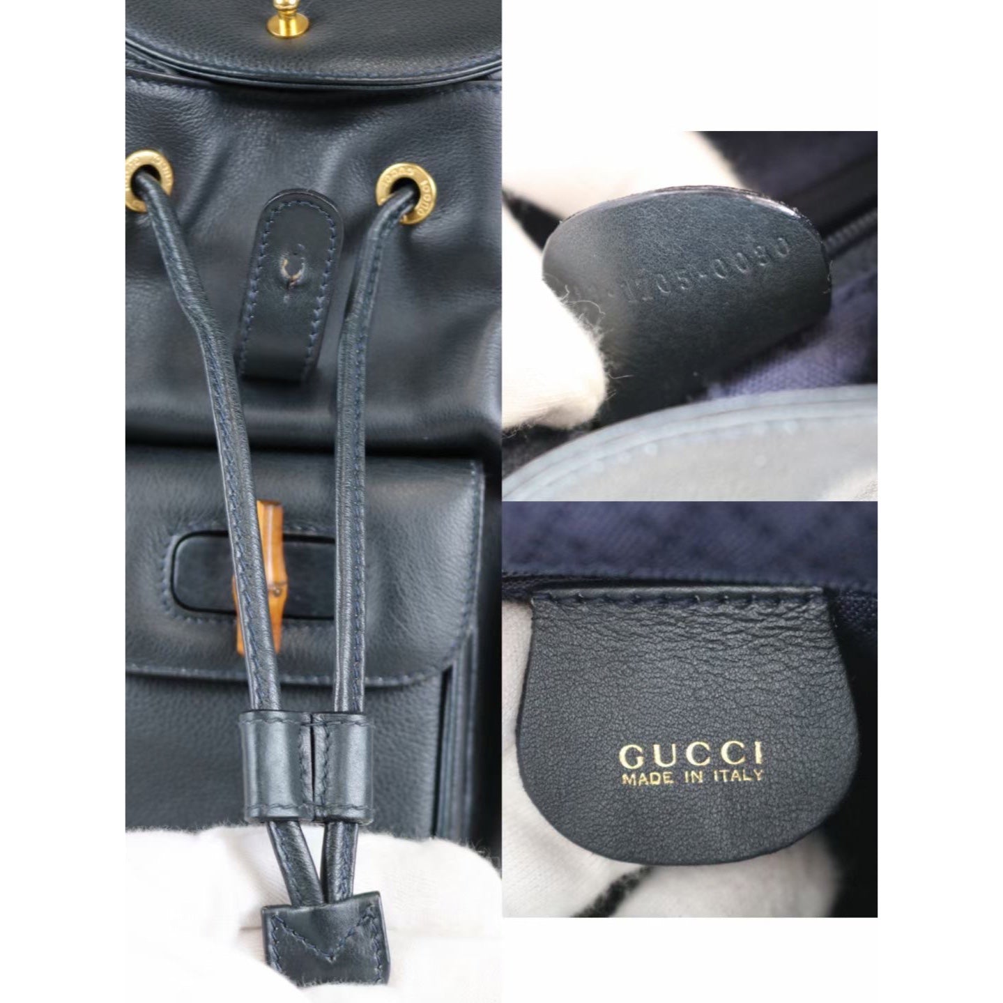 Rank A | GUCCI Leather Back bag |040401