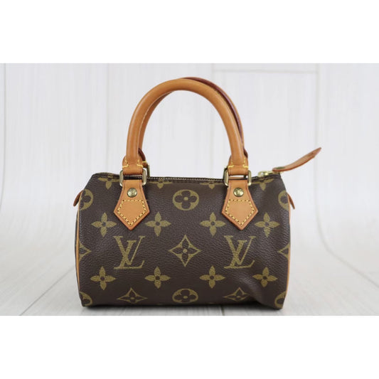 Rank A | LV Monogram Mini Speedy Handbag |042108
