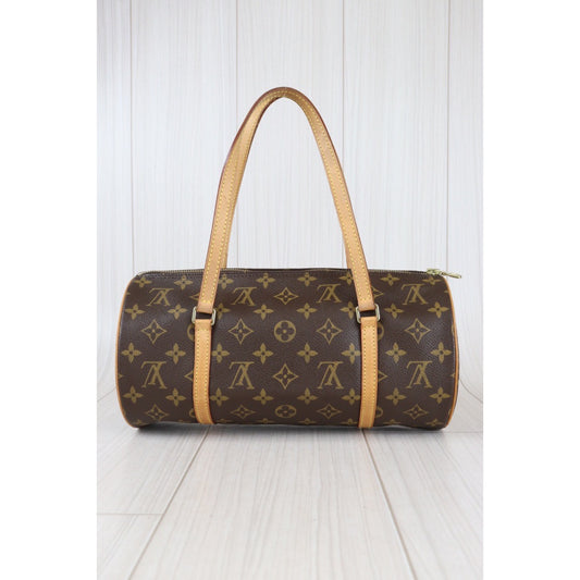 Rank AB | LV Monogram Papillon 30 Handbag |23011602