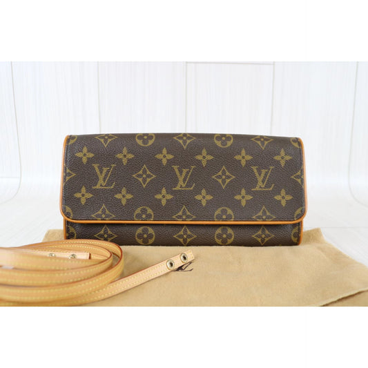 Rank A | LV Monogram Pochette Twin GM |070807
