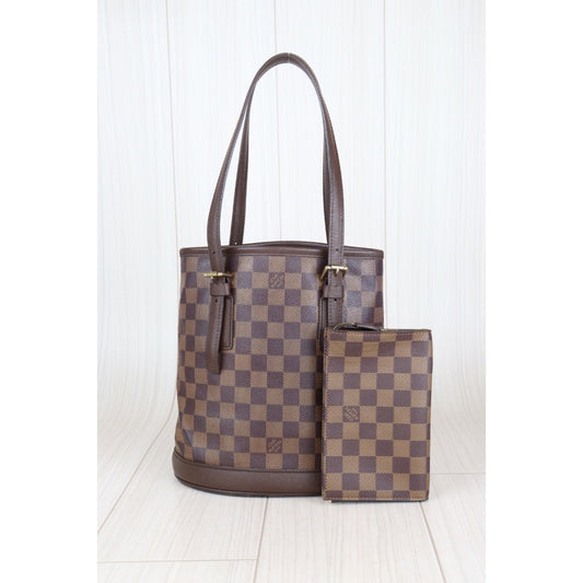 Rank AB | LV Damier Petit Bucket PM Tote Bag|A22111505