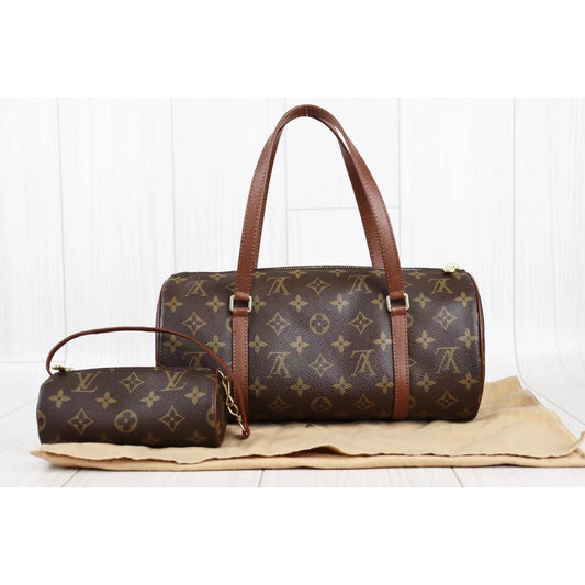 Rank A | LV Monogram Papillon 30 Handbag |072702