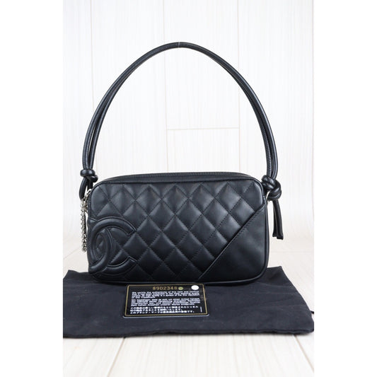 Rank A | CHANEL Cambon Line Shoulder Pouch |23020708