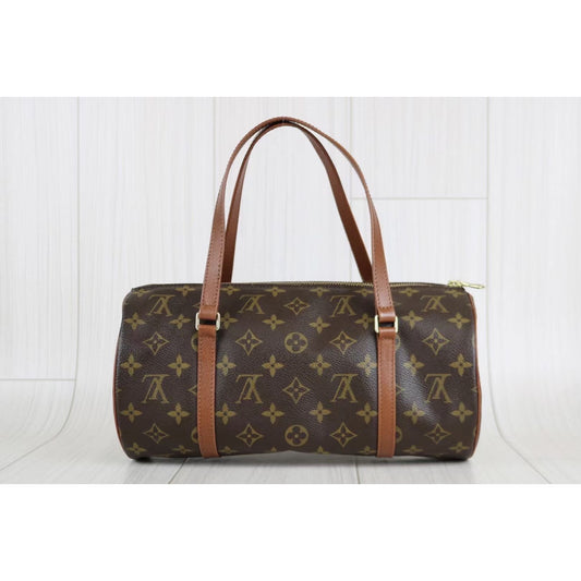 Rank A | LV Monogram Papillon 30 Handbag |062802