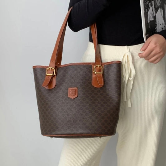 Rank AB|Celine Macadam Tote Bag|071804