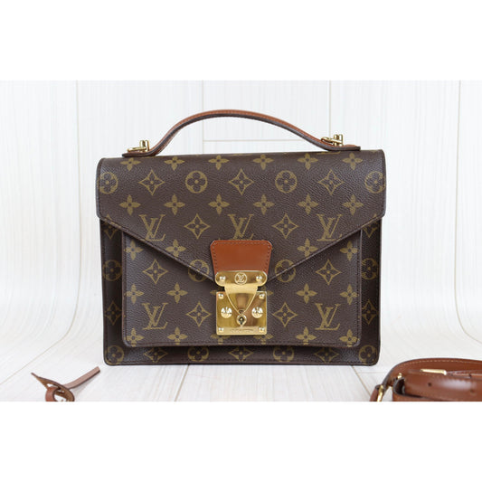 Rank A| LV Monogram Monceau26 Shoulder Bag |080903