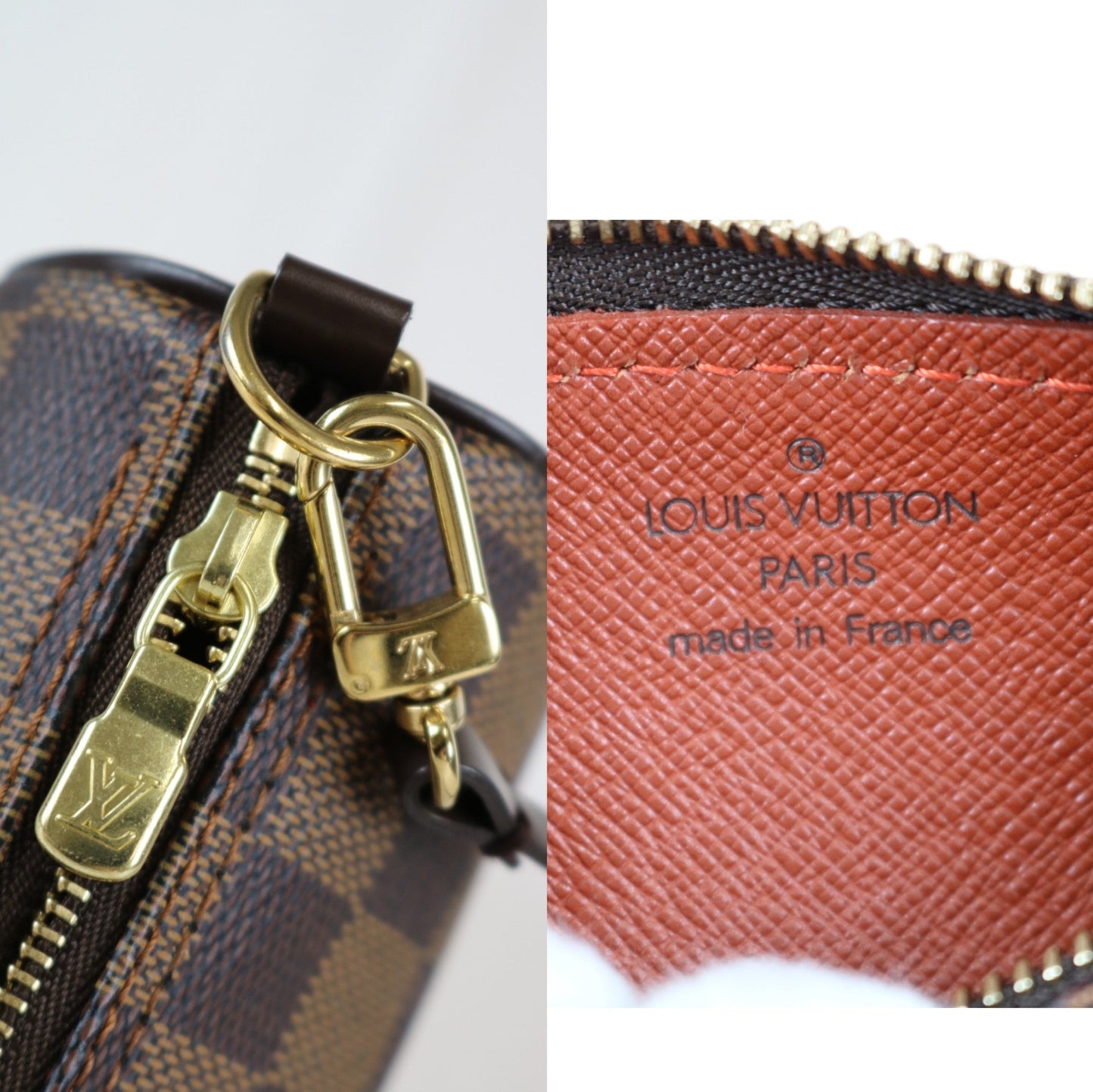 W-Rank A |LV Damier Papillon Included Pouch|052505