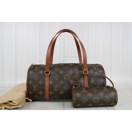 Rank A | LV Monogram Papillon 30 Handbag |030113