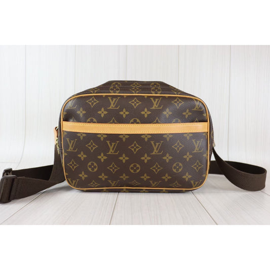 Rank A | LV Monogram Reporter PM Shoulder Bag |080511