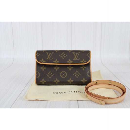 Rank A | LV Monogram Pochette Florentine Waist Bag XS|052301