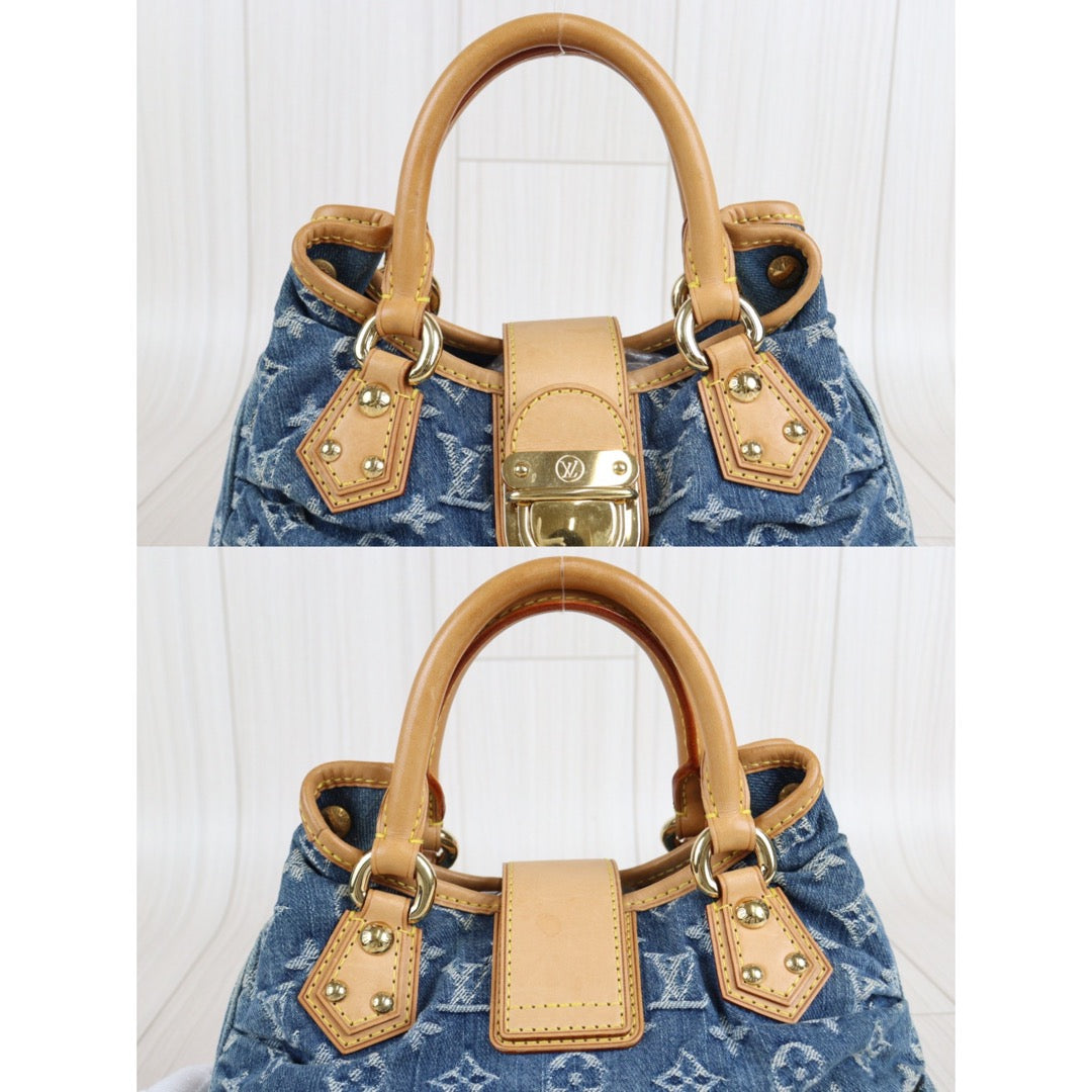 Rank AB | LV Pretty Monogram Denim Blue |23032004