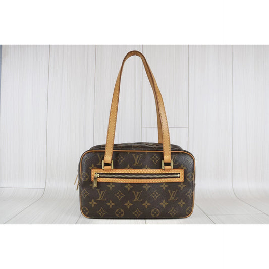 Rank AB | LV Monogram Cite MM Shoulder Bag|060401