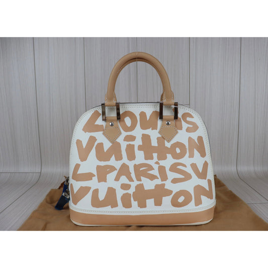Rank A| LV x Stephen Sprouse 2001 Pre-owned Alma Bag| 090214