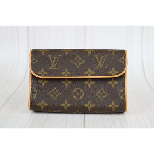 Rank A | LV Monogram Pochette Florentine Waist Bag |062511