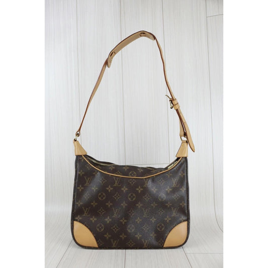Rank AB|LV Monogram Boulogne 30 Shoulder Bag |22112206