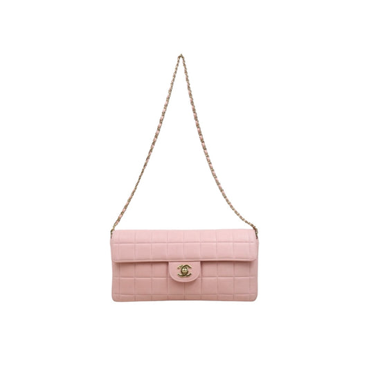 Very Good ( Rank A) ｜ CHANEL  Lambskin Shoulder Bag Pink Made In 2003～2004Year｜25060308